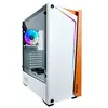 Image de Boitier Moyen Tour ATX Apollo RGB avec panneau vitré (Blanc/Orange)