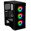 Image de Modèle du produit : Boitier Moyen Tour ATX Talos E2 Elite RGB avec panneaux vitrés (Noir)