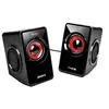 Image de MARS GAMING MS1 - Haut-parleurs - pour PC - 10 Watt (Totale) - noir, rouge