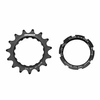 Image de Pignon compatible bosch 15dts (avec deport 2.5mm) noir pour chaine 2.38