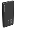 Image de QP15 - Banque d'alimentation - 10000 mAh - 18 watt - 3 A - PD, QC 3.0 - 3 connecteurs de sortie (2 x USB, USB-C) - noir