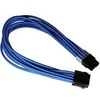 Image de Câble d'extension iCable VGA - 1x PCIe 6+2 pins (Bleu)