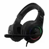 Image de QH25 Gaming Micro-casque supra-auriculaire filaire 7.1 Surround noir, RVB
