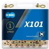 Image de KMC Cadena X101 1/2x1/8 112 ESLABONES 1V ORO en occasion ou reconditionné