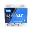 Image de X12 Bicycle Chain 126 Silver Silver / Black Chess
