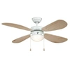 Image de VAXCEL CLASSIC VENTILATEUR DE PLAFOND AVEC SYSTEME D'ECLAIRAGE ET PALES EN PIN