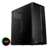 Image de Boitier Moyen Tour ATX Split RGB avec panneau vitré (Noir)