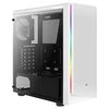 Image de Modèle : Boitier Moyen Tour ATX Rift Tempered Glass RGB avec panneau vitré (Blanc)
