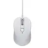 Image de MU101C Blue Ray Silent - Souris - droitiers et gauchers - optique - 3 boutons - filaire - USB - blanc