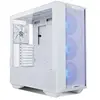 Image de Lancool iii 3-w white usb 3. 0 verre trempé e-atx moyenne tour pc 4 ventilateurs blanc