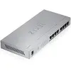 Image de Zyxel Switch Ethernet 8 Ports | Unmanaged Gigabit | PoE+ | GS1008HP | 8x PoE+ avec Budget de 60W, Sans Ventilateur, Indicateurs LED, Kit Mural Inclus, Installation Plug-and-Play en occasion ou reconditionné