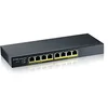 Image de Zyxel Switch Ethernet 8 Ports | Gestion Intelligente | PoE+ | GS1900-8HP | 8x Ports GbE PoE+ avec Budget de 77W, Sans Ventilateur, VLAN, QoS, IGMP Snooping, Link Aggregation, Kit Mural Inclus en occasion ou reconditionné
