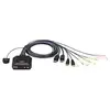 Image de ATEN Commutateur KVM câble DisplayPort USB 2 ports avec sélecteur de port distant