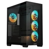 Image de C500 PANORAMIC STEALTH - Mid tower - ATX - panneau latéral fenêtré (verre trempé) - pas d'alimentation (ATX) - noir - USB/Audio