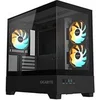 Image de C201 PANORAMIC - Mid tower - micro ATX - panneau latéral fenêtré (verre trempé) - pas d'alimentation - noir - USB/Audio
