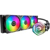 Image de Cooler Master MasterLiquid Atmos 360 Black Watercooler CPU - Kit Watercooling AIO, Pompe à Double Chambre, Ventilateurs Sickleflow 120 Edge, ARGB Gen 2, Brackets LGA1700 & AM5 en occasion ou reconditionné