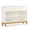 Image de Console 2 Niches & 1 Tiroir "Blanco" 120cm Blanc