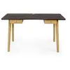 Image de Bureau Design 2 Tiroirs "Nice" 140cm Chêne & Noir