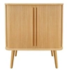 Image de Buffet 2 Portes Design "Rove" 95cm Chêne