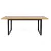 Image de Table Basse Rectangulaire "Camden" 120cm Chêne & Noir
