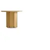 Image de Table à Manger Ronde Design "Soft" 98cm Chêne
