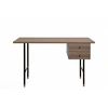 Image de Bureau Design 2 Tiroirs "Jugend" 130cm Noyer