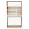 Image de Bureau Secrétaire Design "Loma" 157cm Blanc & Chêne