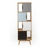 Image de Bibliothèque Design "Avon" 191cm Chêne & Bleu