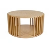 Image de Table basse ronde en bois - DUBLIN
