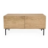 Image de Buffet 2 Portes & 2 Niveaux "Plof" 120cm Chêne