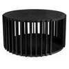 Image de Table Basse Ronde Design "Drum" 83cm Noir