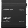 Image de Teltonika TSW202 - Commutateur - Géré - 8 x 10/100/1000 (PoE+) + 2 x SFP - Montage sur rail DIN - PoE+ (240 W)