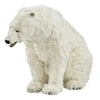 Image de Peluche Geante Ours Polaire Assis 92 cm H et 155 cm L