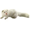 Image de Peluche Furet Blanc 23cmL