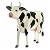 Image de Peluche Geante Vache Noire et Blanche 92cmH 122cmL