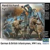 Image de Hand To Lutte Main, Allemande Et Britannique Fantassins De La 1ère Gm