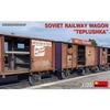 Image de Soviet Railway Wagon teplushka - 1:35e - Miniart