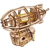Image de Dirigeable Steampunk- Puzzle 3D en bois -
