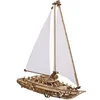 Image de Puzzle 3D Ugears Bateau à voile Serenity's Dream Bois 365 pièces