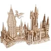 Image de Puzzle 3D Château de Poudlard En bois 340 Pièces