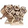 Image de Moteur V8 - Puzzle 3D en bois