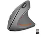 Image de Souris sans fil HXSJ Souris verticale ergonomique rechargeable 3 DPI en option Souris réglable 2400 DPI avec câble de chargement USB pour ordinateur