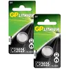 Image de Gp Batteries Lithium Cr2025 Blister 1 One Size