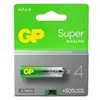 Image de Pack De 4 Piles AA/LR6 - Alcaline Super - G-Tech - Carton FSC