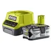 Image de Pack chargeur rapide One+ avec batterie 18 V Li 4 Ah RC18120140