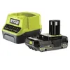 Image de 1 batterie lithium+ 18V ONE+ 2,0 Ah compacte et 1 chargeur rapide 2,0 A - RC18120-120C