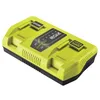Image de RYOBI Chargeur Double Port 36V Max Power RY36C2PA   Recharge Simultanée de 2 Batteries, Chargeur Rapide Lithium+, Toutes Batteries 36V Max Power pour Tondeuse, Souffleur, Tronçonneuse et Jardin en occasion ou reconditionné