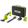 Image de Cisaille à gazon / Sculpteur de végétaux 18V One+ - Mallette de rangement + Batterie 2,0 Ah et Chargeur - RY18GSA-120T