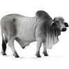 Image de les animaux de la ferme : Taureau brahmane 14 cm gris