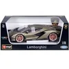 Image de Voiture 1/18 Lamborghini Sian Hybride Blanc et Noir